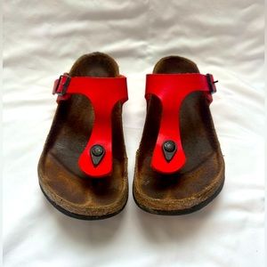 Birkenstock Gizehs, Red
